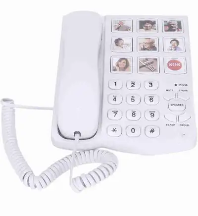 Big Button Home Phone, LD-858HF Hands-Free Dial Photo Memory Des, View more