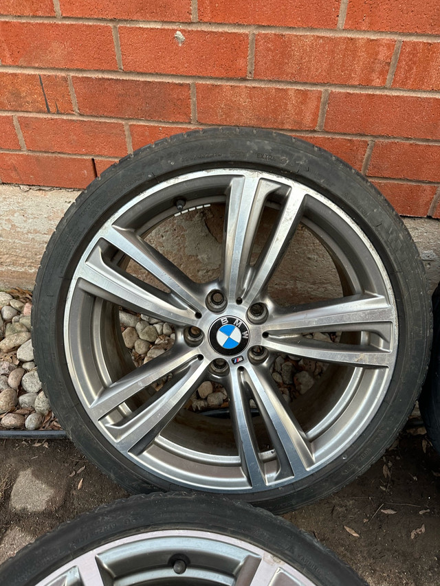 Set of OEM 19” Staggered BMW 3 & 4 Series Rims in Tires & Rims in Oakville / Halton Region - Image 2