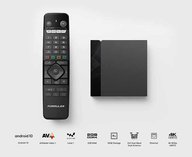 FORMULER Z10 Pro 4K Android Media Streamer TV BOX Dual Band WiFi in General Electronics in Oshawa / Durham Region - Image 2