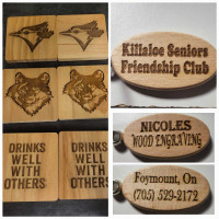 Custom Engraved Keychains..Bottle Openers..Coasters.. etc