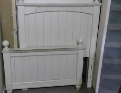 Girls Ashley Twin bed headboard and footboard, View more