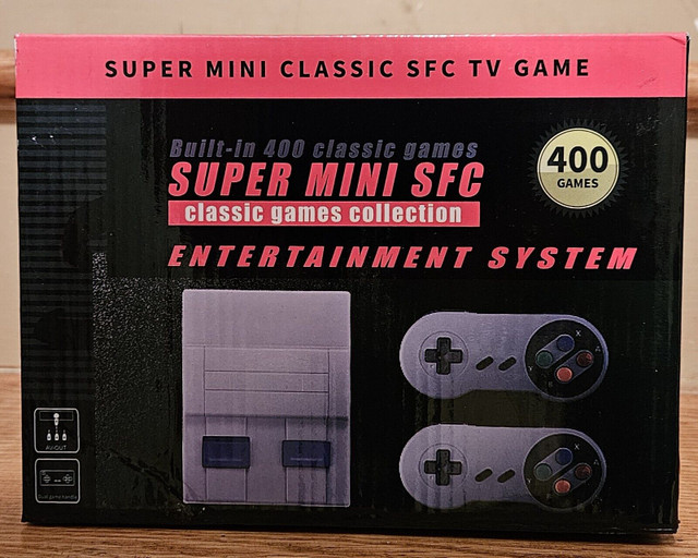 SNES Super Mini SFC Classic Built In 400 Games Collection Older