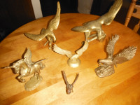 Vintage Brass Eagles - Large and Small