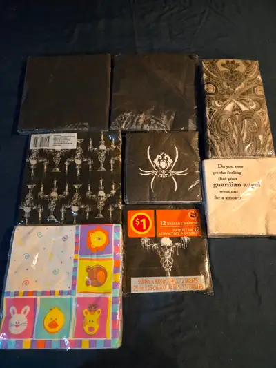 Several Unopened Packages of Napkins, View more