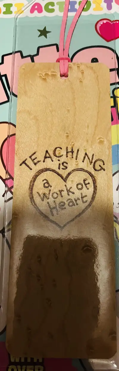 Brand new and unused Teacher Bookmark! , View more