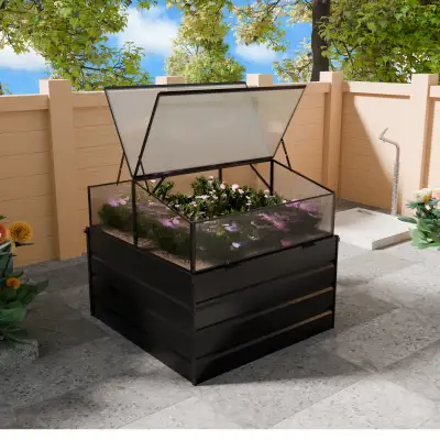 $170 YMX-06L Raised bed Greenhouse 110 x 115 x 104 3.61'x 3.77 ', View more