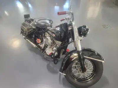1950 Harley Davidson Hydraglide FL Panhead Excellent Condition Engine stamp matches VIN on ownership...