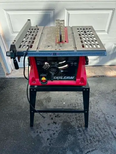 10" Skilsaw Table saw, complete with stand, pick up Bradford, View more