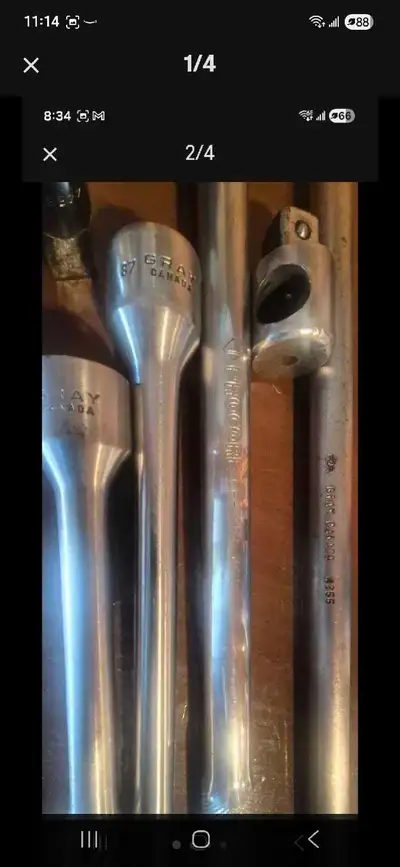 Gray Canada Breaker Bar and Extension Set, View more