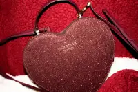 Love Shack Glitter Heart Bag