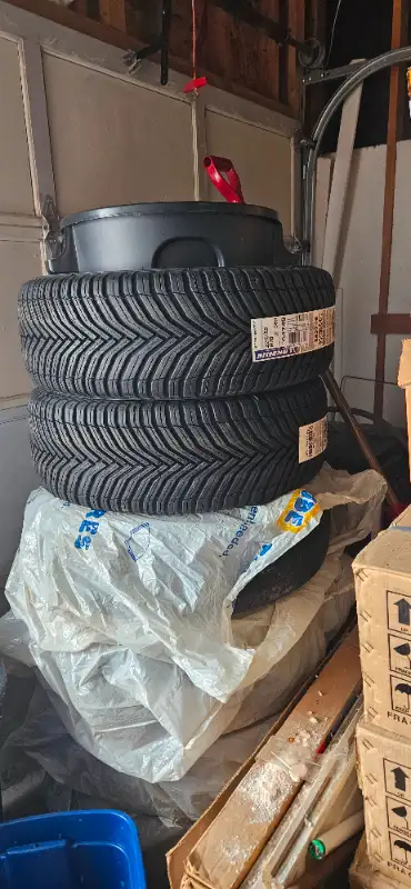 Bought these at Canadian Tire a week ago, however have decided to sell the car. Tires are brand new...