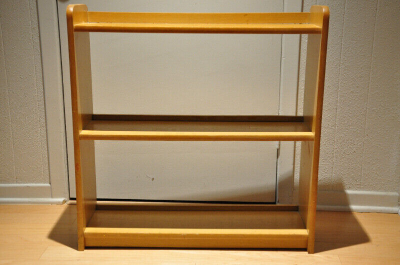 Petite bibliothèque meuble de rangement en bois massif pratique