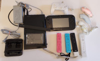 Wii U console bundle with controllers and harddrive