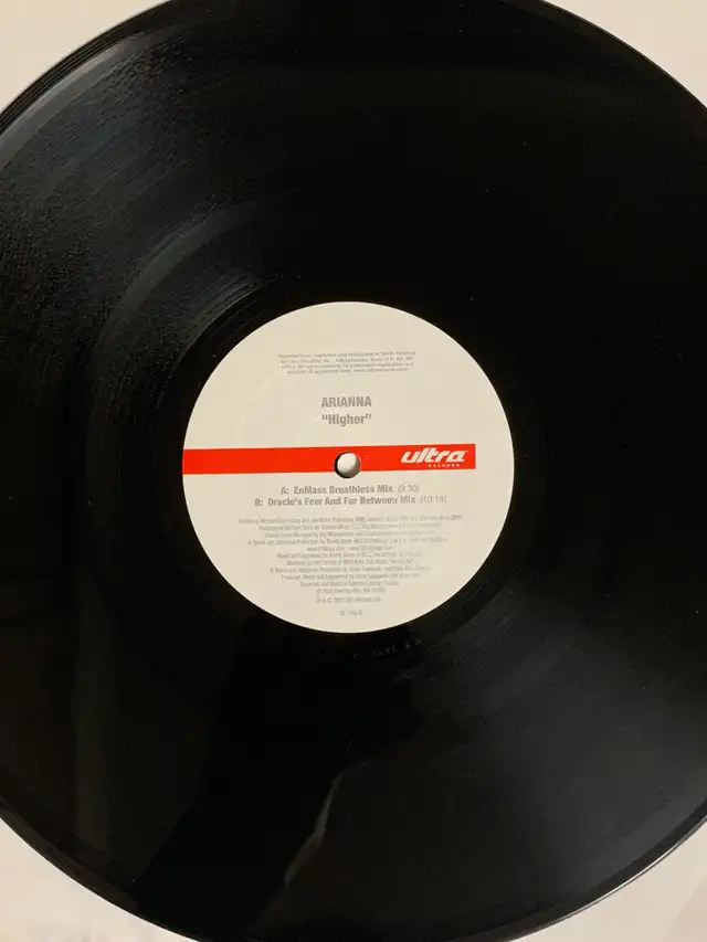 Arianna - Higher (12” Vinyl Single) in CDs, DVDs & Blu-ray in Mississauga / Peel Region - Image 4