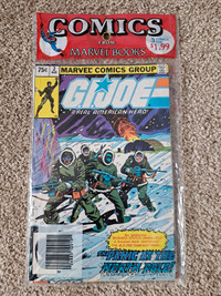 G.I. Joe 3-Pack # 2 26 27 (1982) Origin of Snake Eyes! Marvel 