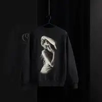 Taylor Swift The Tortured Poets Department Crewneck Sweater BLK 