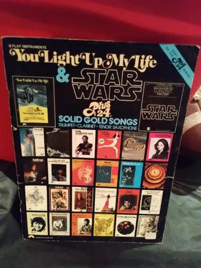Solid gold songs music book star wars 1977. $25. Check out my other ads