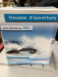 Trousse d’ouverture pour piscine au sel