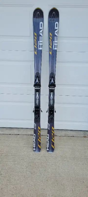 HEAD C120 Downhill Skis 156 cm with adjustable bindings, View more