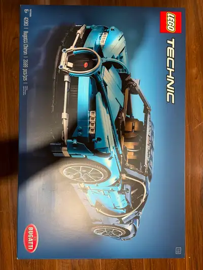 LEGO Technic 42083 Bugatti Chiron, 3599 pieces. Brand new, factory sealed box. Retired set. Local pi...