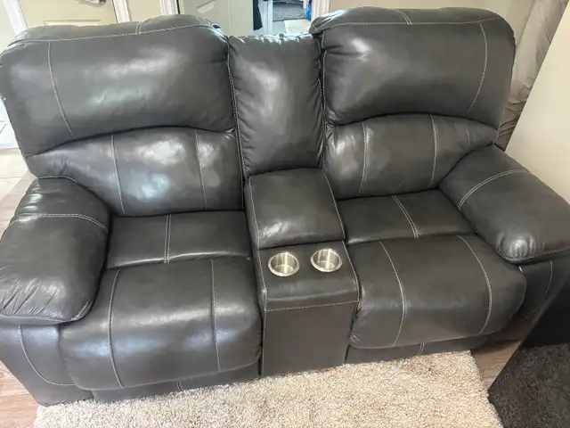 Brown leather Recliner