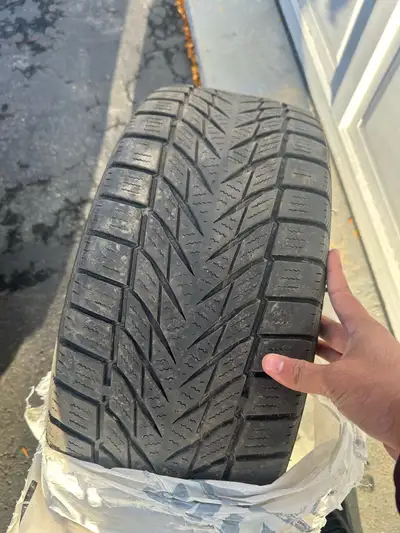 18 inches winter tires used in Camry Can be used for a season Rims are in great shape and can be use...