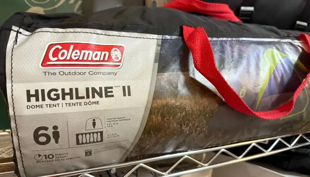Coleman II Dome tent for 6 people