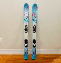 K2 T-Nine T9 Junior Kids 110cm Skis w/ Dynastar Team 4 Bindings