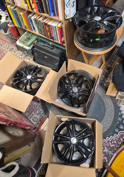 I am selling a set of four Sacchi rims that are in used condition. These black rims would be a great...