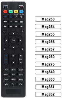 Informir Replacement IPTV Remote Control for Mag254, 256, 322
