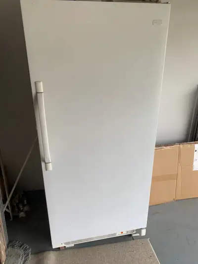 Frigidaire upright freezer stand up works like new condition 20, View more