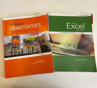 Méthode quantitative 4e édition + manuel Excel - livre du cégep
