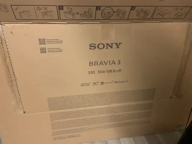 Sony Bravia 3 55" S30B Series 4K UHD HDR in TVs in City of Toronto - Image 10