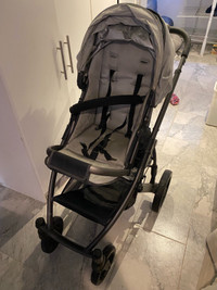 Uppababy Stroller + Car Seat (with adapter)