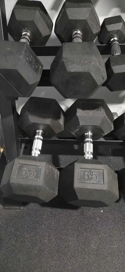 65 lbs dumbbells, View more