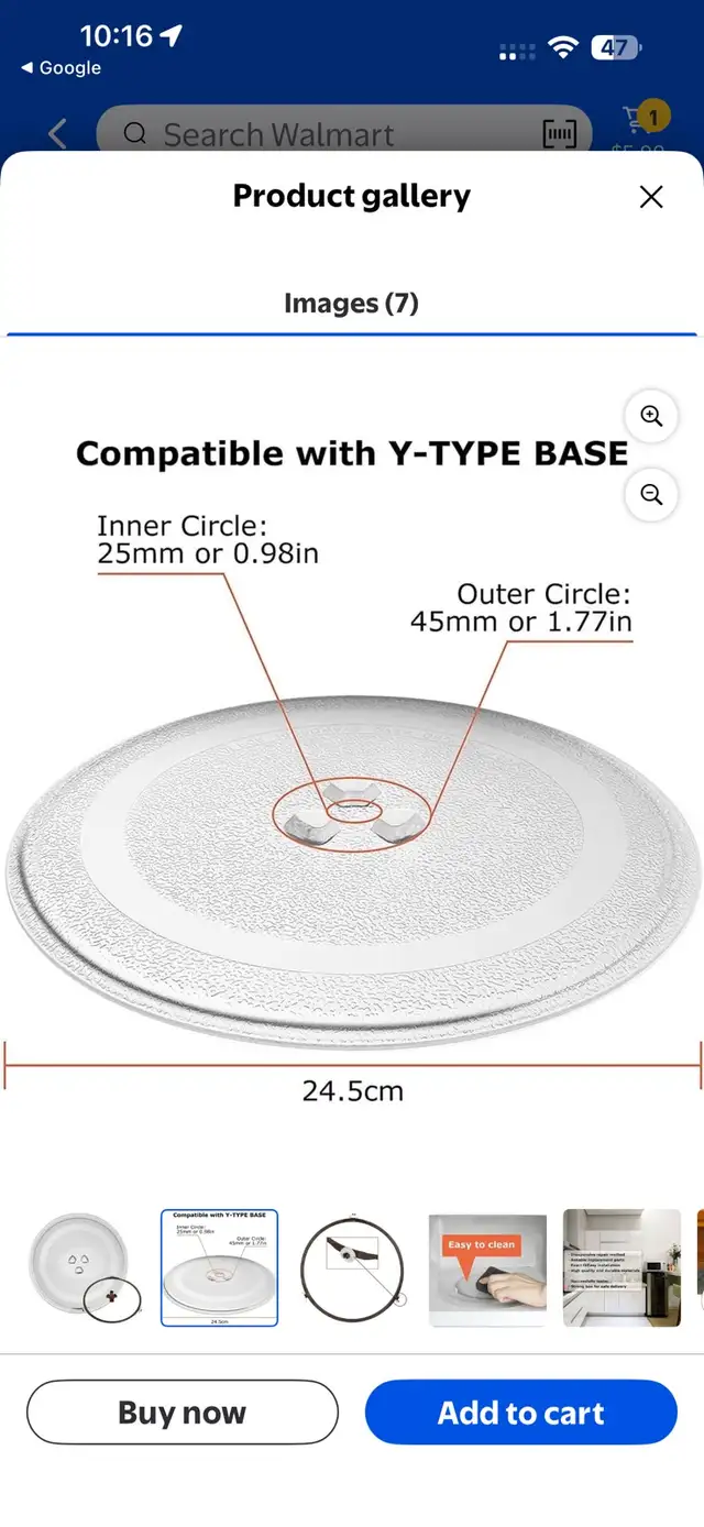 Microwave Glass Turntable Plate All Sizes Available in Microwaves & Cookers in Mississauga / Peel Region - Image 3