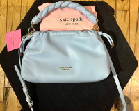New Kate Spade Baby Blue Soft Leather Bag