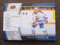 Carte Bernie Nicholls GJ-BN - Edmonton Oilers hockey card