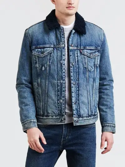 Levi's Sherpa Trucker Jacket Size M, View more