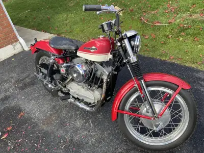 Fully restored 1965 HD Sporster. Mint condition with only 14 miles since restoration. Perfect for an...