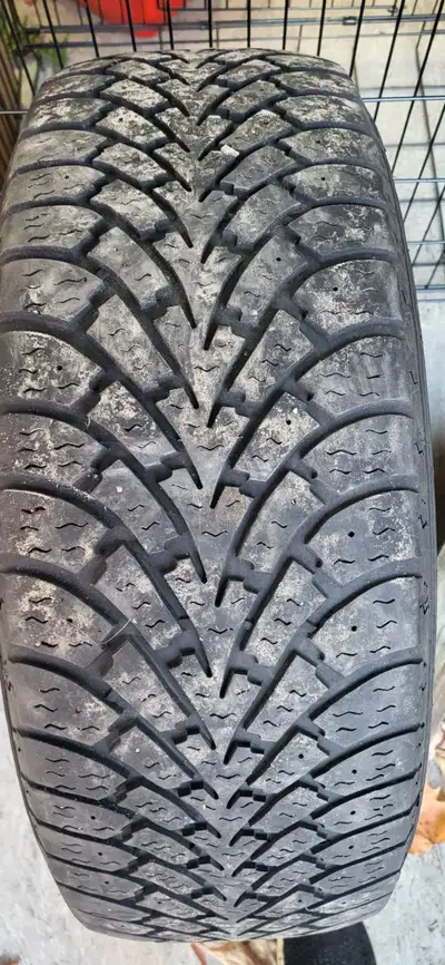 Rims are rusted and fit a 2013 Ford Escape(5 x 108). tires slightly worn but good for another season...