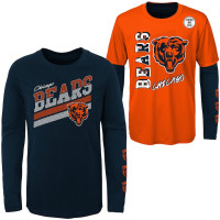 Chicago Bears Toddler Orange/Navy For the Love of the Game Combo