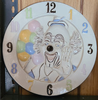 Vintage Ceramic clown clock