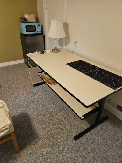 Sturdy Desk/Work Table with storage shelf 2.5'x5 ft, View more