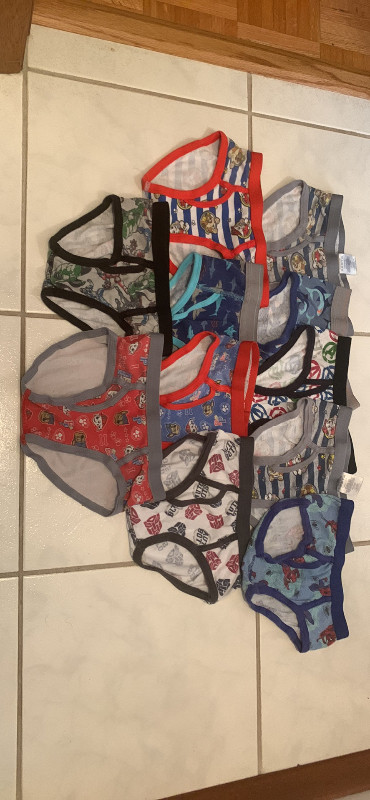 11 pairs of boys underwear-size 6 in Kids & Youth in Thunder Bay