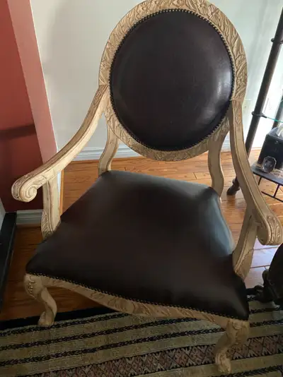 Vintage Louis Extra Wide Armchair, View more