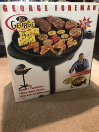 George Foreman Grilleration Electric Grill + 5 Removable Plates