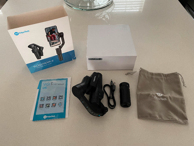 FeiyuTech VLOG Pocket 2 Smartphone Gimbal Stabilizer- Brand New in Cell Phone Accessories in London