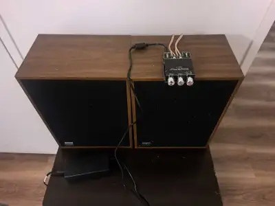 chip amplifier and two 16 ohm 100w loud speaker set, View more