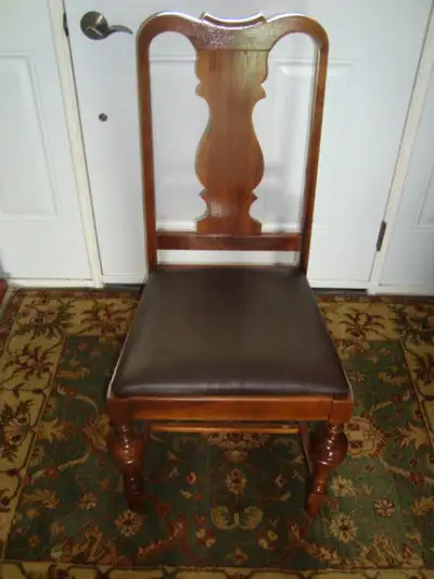 1920's WALNUT DINING OR SIDE CHAIR, View more